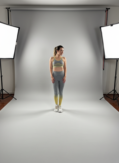 SET 3 PIEZAS LEGGING DE CINTURA ALTA Y CROP TOP