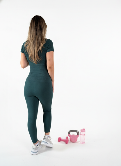 Enterizo deportivo sin costuras